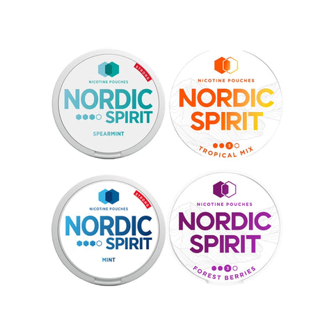 9mg Nordic Spirit Strong Nicotine Pouches - 20 Pouches Sweet Mint