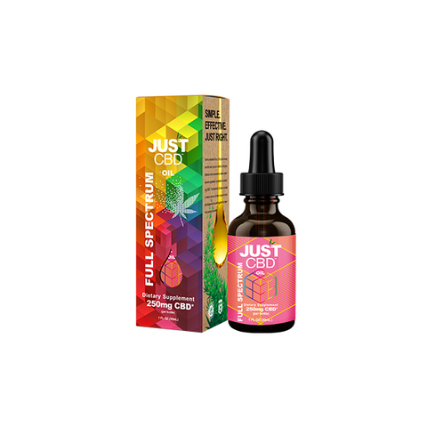Just CBD 250mg Full Spectrum Tincture - 30ml Default Title