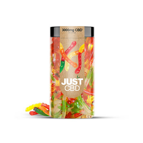 Just CBD 3000mg Gummies - 600g Gummy Worms