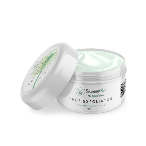 Supreme CBD 500mg CBD Face Exfoliator - 100ml Default Title