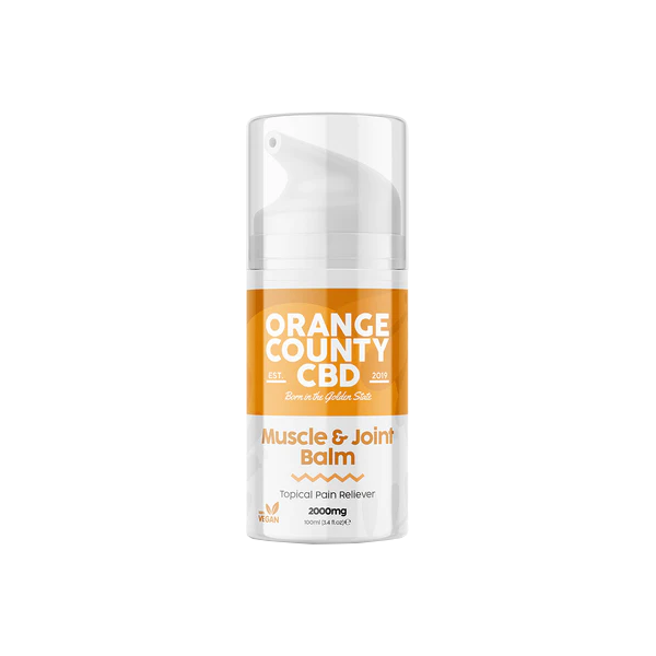 Orange County CBD 2000mg CBD Muscle and Joint Balm - 100ml Default Title
