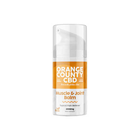 Orange County CBD 2000mg CBD Muscle and Joint Balm - 100ml Default Title