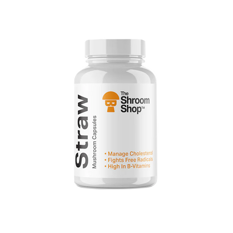 The Shroom Shop Straw Mushroom 45000mg Capsules - 90 Caps Default Title