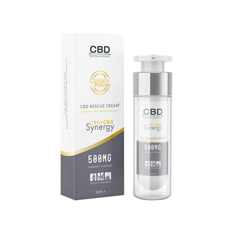 CBD By British Cannabis Synergy 500mg CBG + CBD Rescue Cream - 50ml Default Title