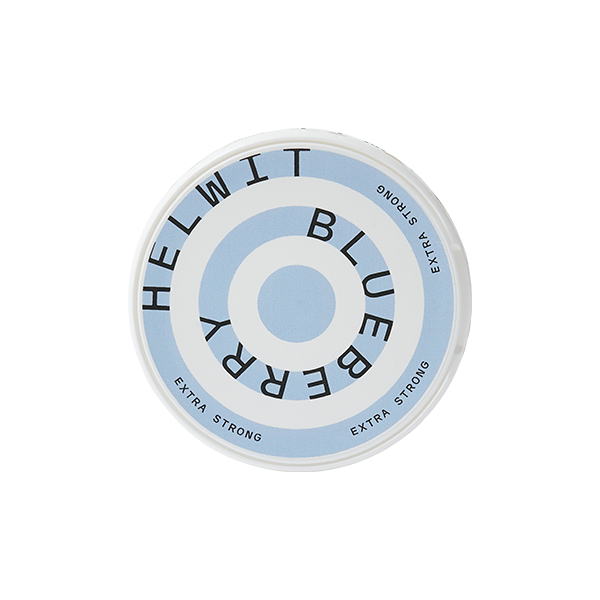 15mg HELWIT Extra Strong Blueberry Nicotine Pouches - 20 Pouches Default Title