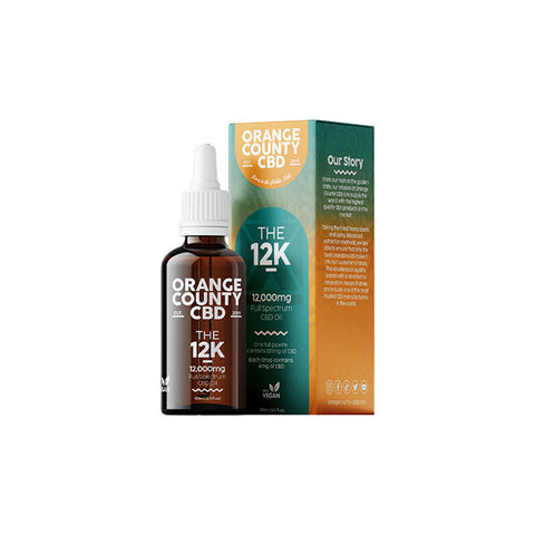 Orange County CBD 12000mg Full Spectrum CBD Oil - 100ml Default Title