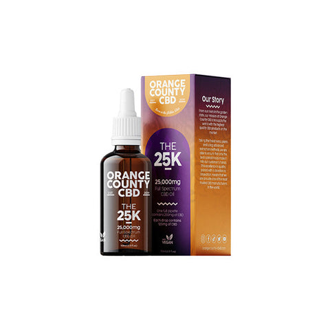 Orange County CBD 25000mg Full Spectrum CBD Oil - 100ml Default Title