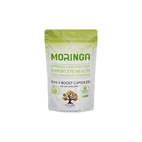NTURE 1000mg Moringa Capsules - 60 Caps Default Title