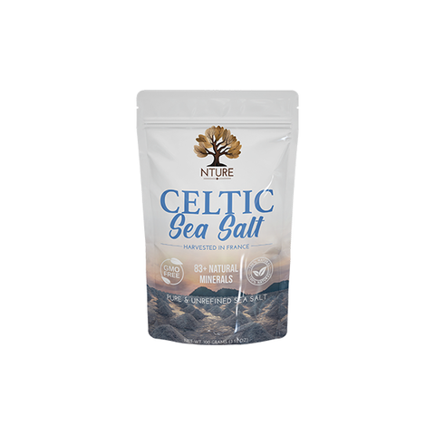 NTURE 100% Pure Celtic Sea Salt - 100g Default Title
