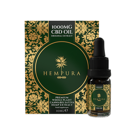 Hempura 1000mg CBD Broad Spectrum Oil with terpenes - 10ml Default Title