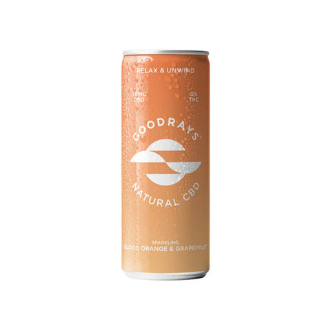 12 x Goodrays 30mg CBD Blood Orange & Grapefruit Seltzer 250ml Default Title