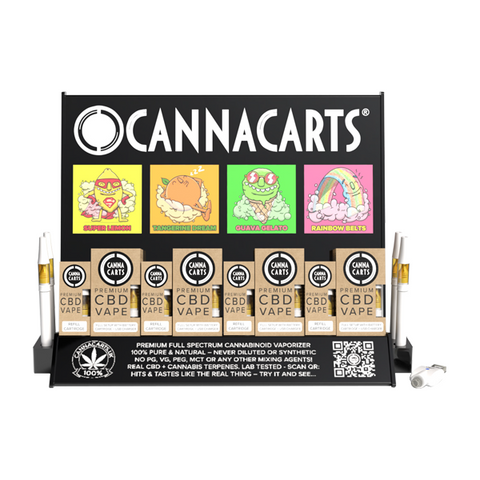 Cannacarts 420 POS Display Unit Set - 25 CBD Vapes Default Title