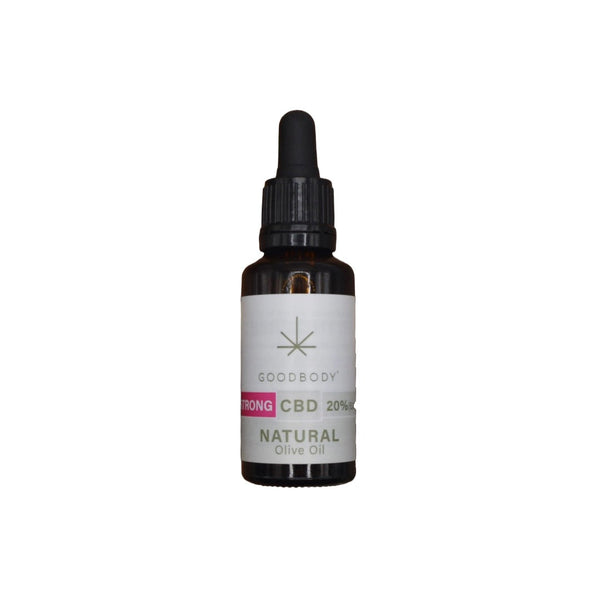 6000mg Goodbody Botanicals CBD 20% Olive Oil - 30ml Default Title