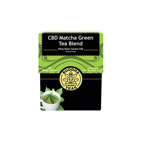 Buddha Teas 5mg CBD Tea Bags - Matcha Green Tea Blend Default Title