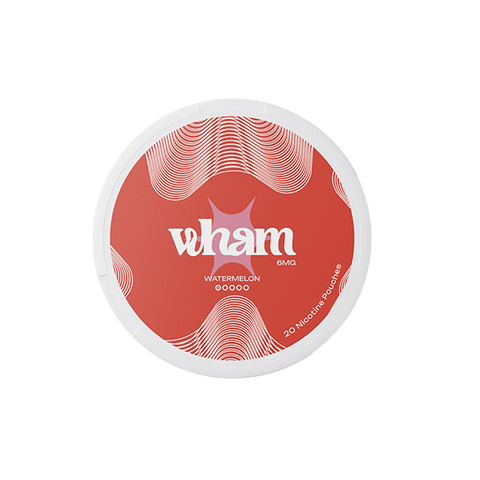 6mg Wham Regular Nicotine Pouch - 20 Pouches