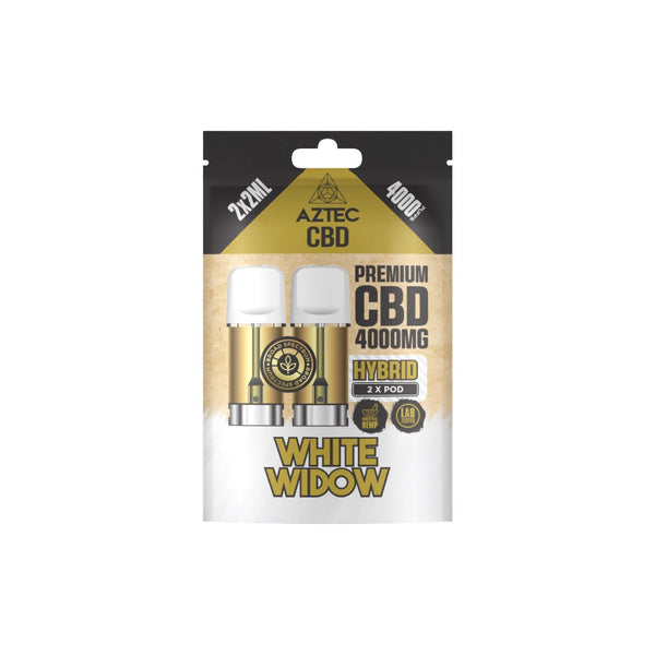 Aztec CBD 4000mg Broad Spectrum CBD Pods 2ml 4000 Puffs - 2 Pcs Mango Kush