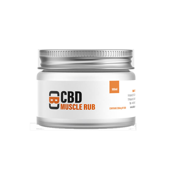 CBD Asylum 1000mg CBD 100ml Muscle Rub Balm (BUY 1 GET 2 FREE) Default Title