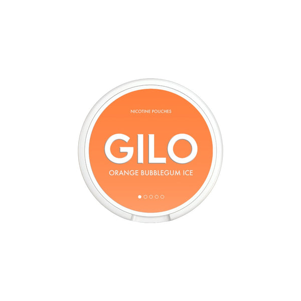 4mg GILO Nicotine Pouches Orange Bubblegum Ice - 20 Pouches Default Title