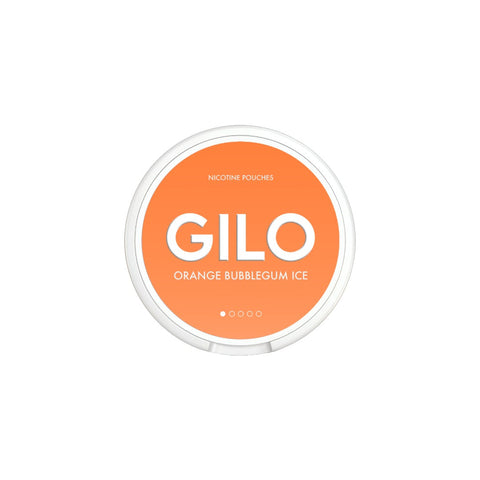 4mg GILO Nicotine Pouches Orange Bubblegum Ice - 20 Pouches Default Title