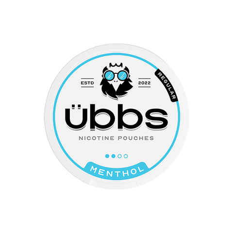 6mg Übbs Menthol Regular Strength Nicotine Pouches - 20 Pouches Default Title