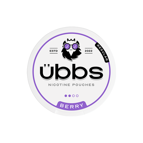 6mg Übbs Berry Regular Strength Nicotine Pouches - 20 Pouches Default Title