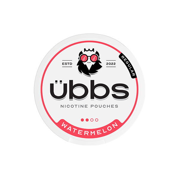 6mg Übbs Watermelon Regular Strength Nicotine Pouches - 20 Pouches Default Title
