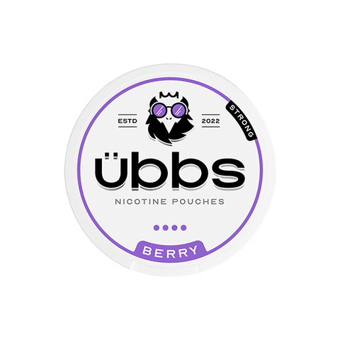 11mg Übbs Berry Strong Nicotine Pouches - 20 Pouches Default Title