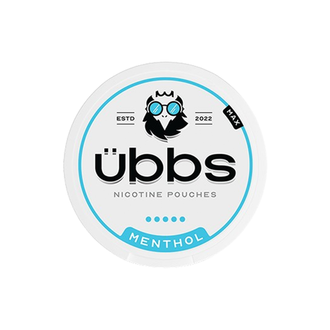 14mg Übbs Menthol Max Strength Nicotine Pouches - 20 Pouches Default Title