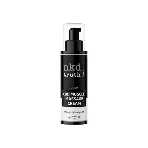 NKD 100mg CBD Deep Muscle Massage Cream - 100ml Default Title