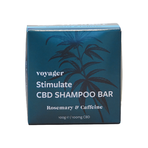 Voyager 100mg CBD Stimulate Shampoo Bar - 100g Default Title
