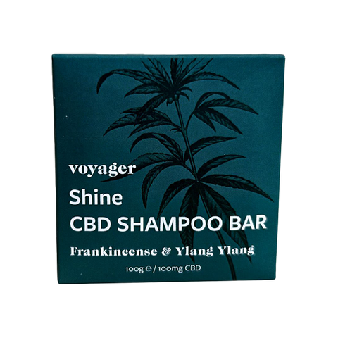 Voyager 100mg CBD Shine Shampoo Bar - 100g Default Title