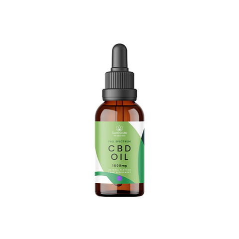 Supreme CBD 1000mg Full Spectrum CBD Tincture Oil - 30ml Default Title