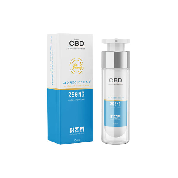 CBD by British Cannabis 250mg CBD Rescue Cream 50ml Default Title