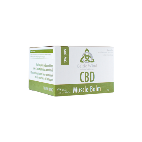 Celtic Wind Crops 600mg CBD Muscle Balm - 40ml (BUY 1 GET 1 FREE) Default Title