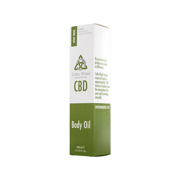 Celtic Wind Crops 200mg CBD Body Oil - 100ml (BUY 1 GET 1 FREE) Default Title