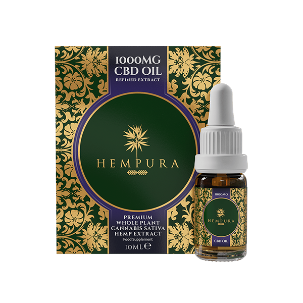 Hempura 1000mg CBD Broad Spectrum Oil Refined with terpenes - 10ml Default Title