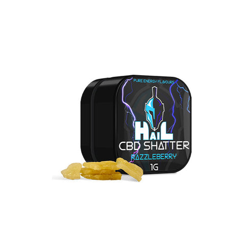 Hail Energy 98% CBD Shatter - 1g Apple Spark