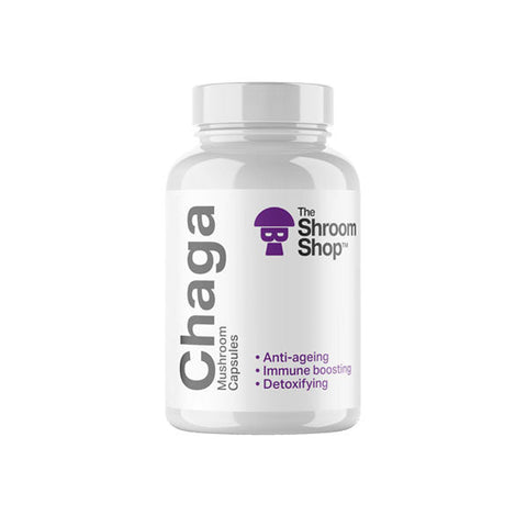The Shroom Shop Chaga Mushroom 45000mg Capsules - 90 Caps Default Title