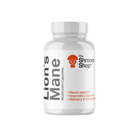 The Shroom Shop Lion's Mane Mushroom 45000mg Capsules - 90 Caps Default Title