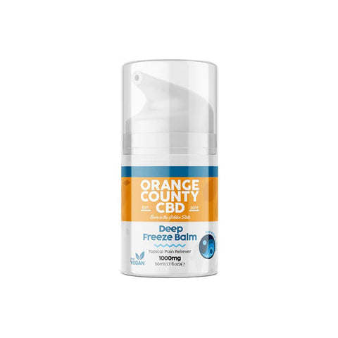 Orange County CBD 1000mg Deep Freeze Muscle Balm 50ml Default Title