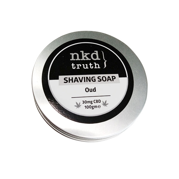NKD 30mg CBD Speciality Shaving Soap 100g - Oud Default Title