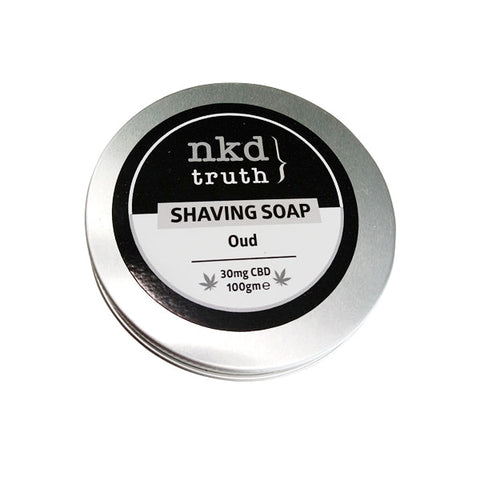 NKD 30mg CBD Speciality Shaving Soap 100g - Oud Default Title