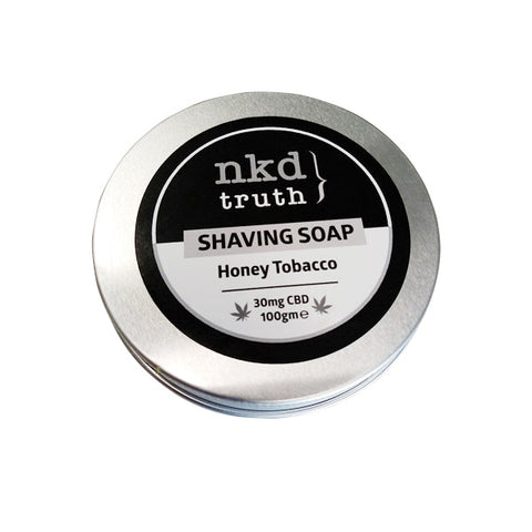 NKD 30mg CBD Speciality Shaving Soap 100g - Honey Tobacco Default Title