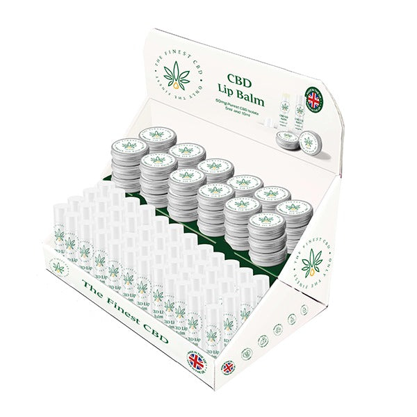 The Finest Balm CBD Lip Balm & Bar Mix CDU Bundle - 84 Units Default Title