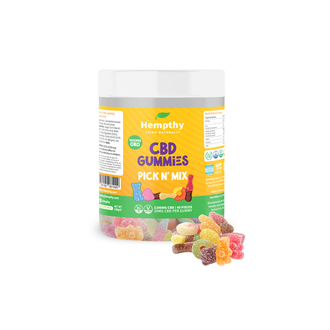 Hempthy 1200mg CBD Pick n Mix - 40 pieces Default Title