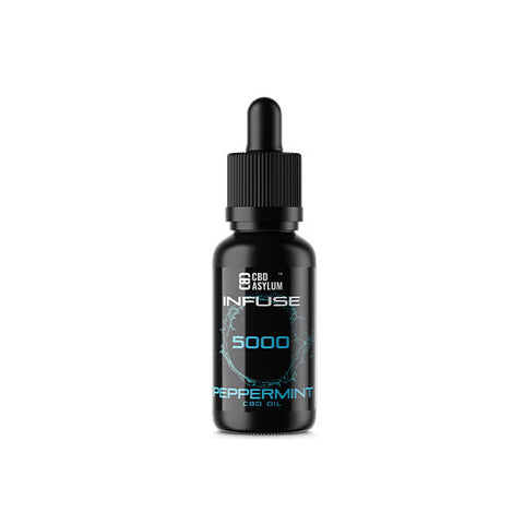 CBD Asylum Infuse 5000mg CBD Peppermint Oil - 30ml (BUY 1 GET 2 FREE) Default Title