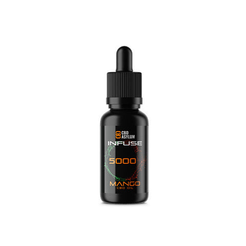 CBD Asylum Infuse 5000mg CBD Mango Oil - 30ml (BUY 1 GET 2 FREE) Default Title