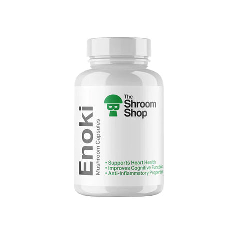 The Shroom Shop Enoki Mushroom 45000mg Capsules - 90 Caps Default Title