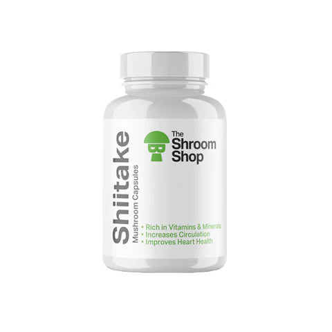 The Shroom Shop Shiitake Mushroom 45000mg Capsules - 90 Caps Default Title