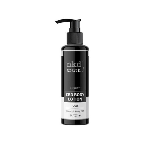 NKD 100mg CBD Luxury Body Lotion 200ml Honey Oak